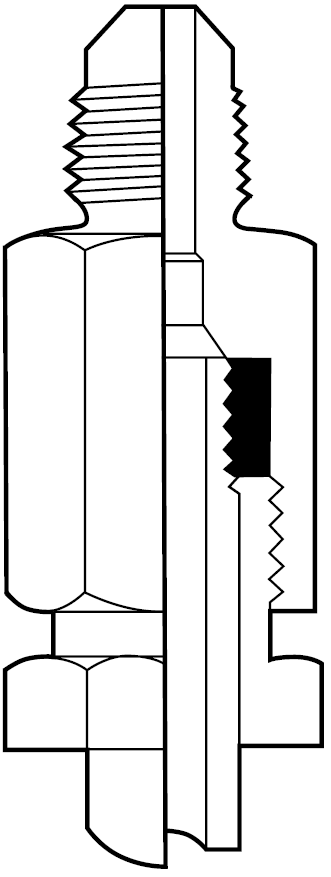 Han-Hun Adaptor - JIC - JIC Til Medium Tryk