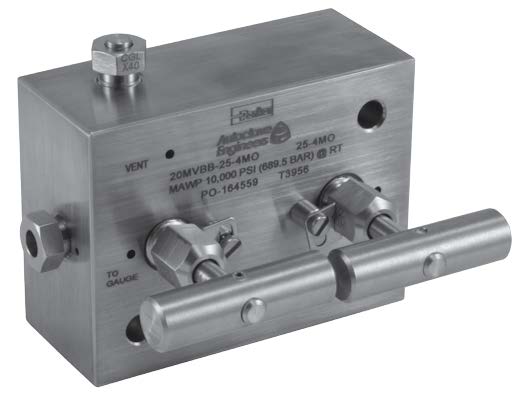 Nåleventil - MVBB - Block & Bleed