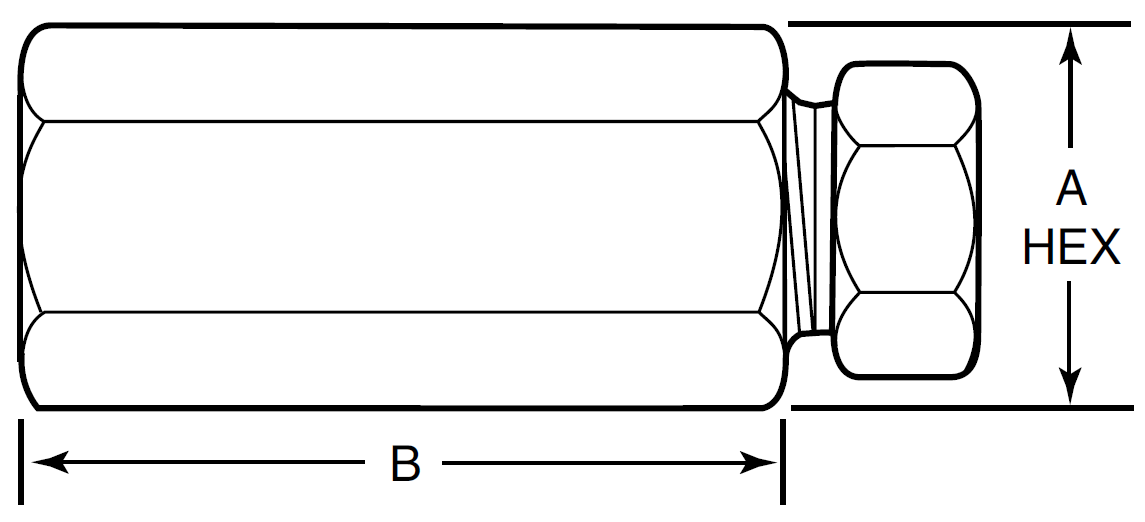 Kobling - NPT -  Pressure Gevind (NPT) - Medium Tryk