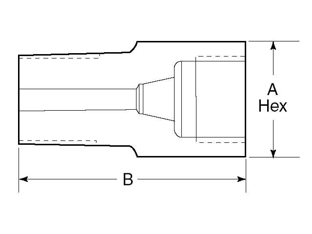 Han-Hun Adaptor - SpeedBite -  Rør Gevind (NPT)
