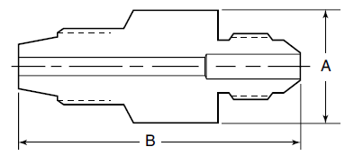 Han-Han Adaptor - JIC - Lavtryk Til JIC