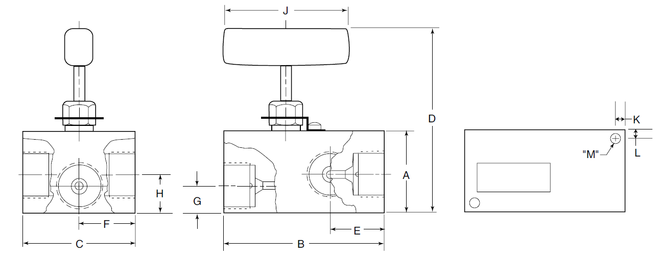 Nåleventil - Wellhead Manometer - Wellhead Manometer