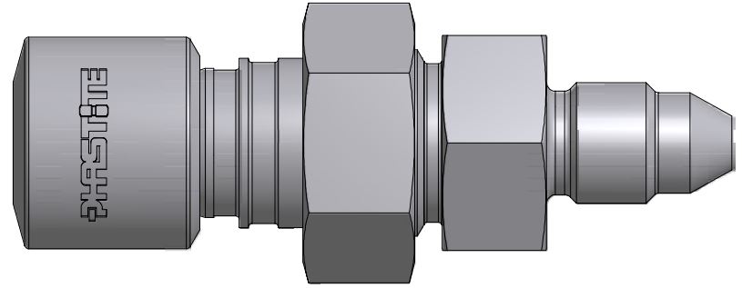 TXAS Afslutning Han Lige Medium Tryk - 20,000 PSI Konus & Gevind,Metrisk