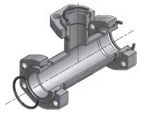 Vinkel Flange - Komplet Part 1000psi
