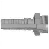 DIN - Metrisk Lige  Indstik - Metrisk Han (Udkravning 24°)