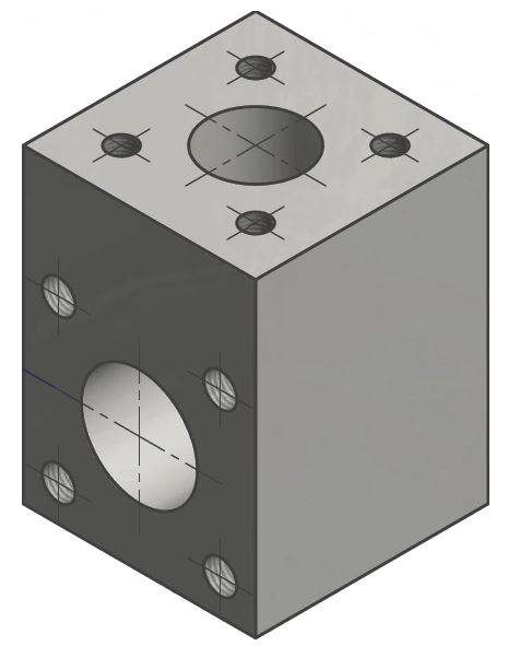 Flange T-Blok Reducering