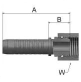 BSP Lige  Indstik - BSPP Svivel (Hun) indv. gev./Omløber (Konus 60°)