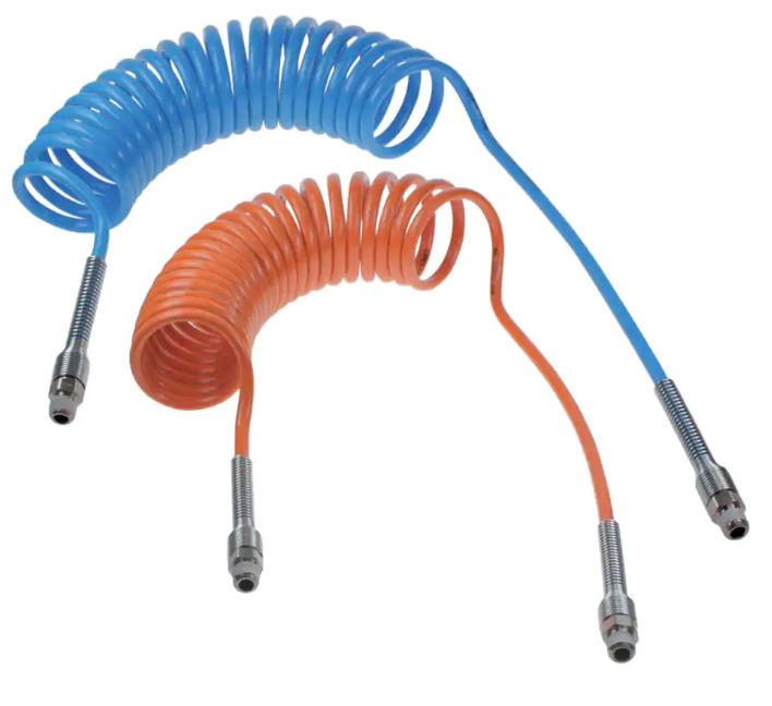 Polyamide (PA) Recoil Tubing 2m, Male BSPT Fitting