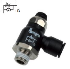 Kompakt Flow Regulator Forsyning, Udvendig Gevind BSPT Gevind