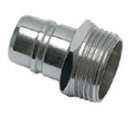 Koblingsnippel, Lige gennemløb, Udvendig Gevind BSPP Gevind