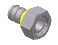 DIN - Metric Straight  Insert - Metric Female Swivel (Cone w/O-ring 24°)