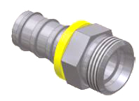 DIN - Metric Straight  Insert - Metric Male (Flare 24°)