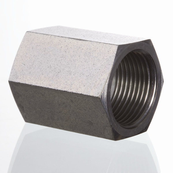 Hydr. Adaptor, Straight: Female Ridgid/Female Ridgid - BSP, Seal from male part / BSP, Seal from male part