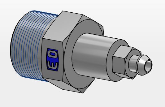 Bleed Adaptor - O-Lok® ORFS male end