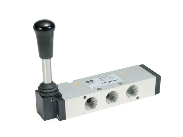 Manuel/Mekanisk Styret Retningsreguleringsventil - håndtag 90° til porte