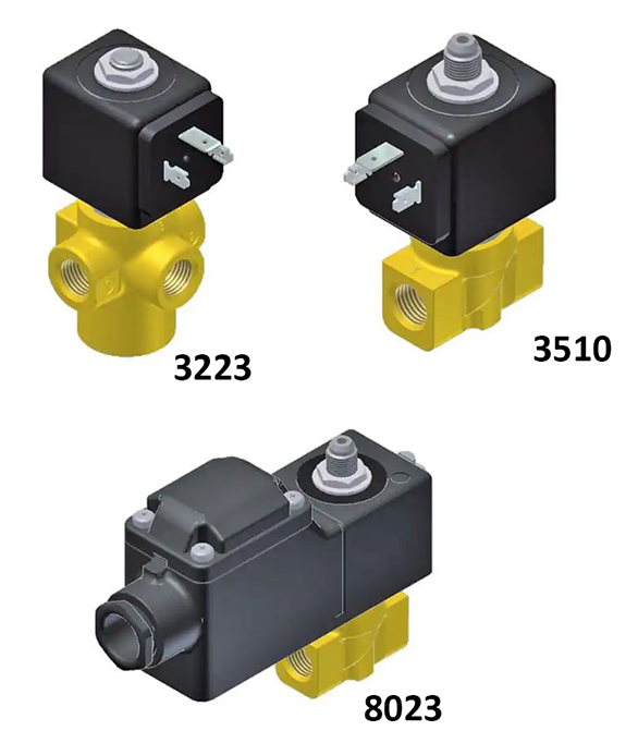 Parker Lucifer - 3 Way Valve - Universal - For Dry/Lubricated Air, Neutral Gases/Liquids