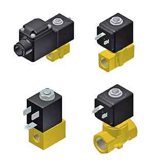 Parker Lucifer - 2 Way Valve - Normally Closed - Direct Operated - Pipe Mounting - For Dry/Lubricated Air, Neutral Gases/Liquids