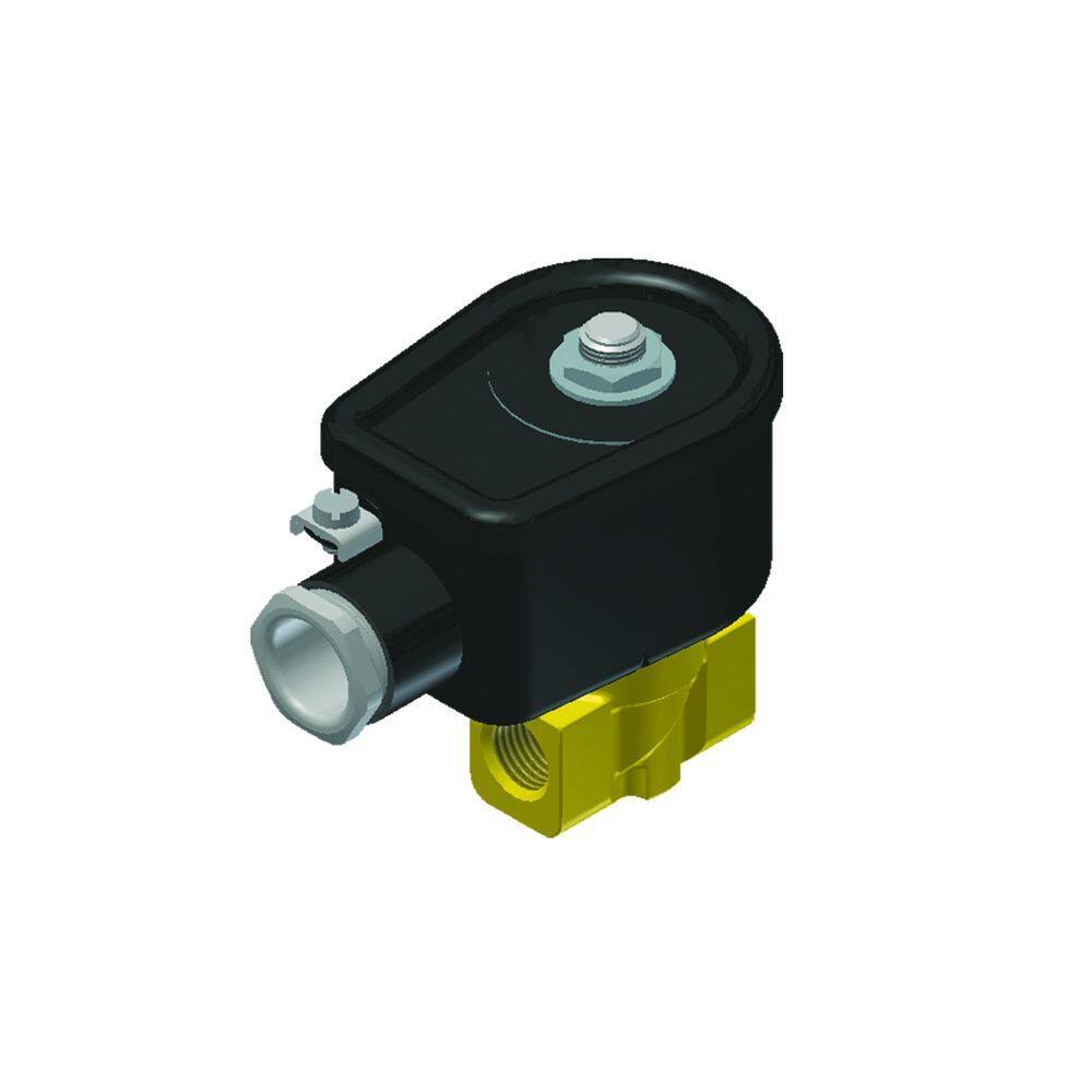 Parker Lucifer - 2 Way Valve - Controled by Electrical Impulse - Direct Operated - Pipe Mounting - For Dry/Lubricated Air, Neutral Gases/Liquids