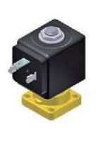 Parker Lucifer - 2 Way Valve - Normally Closed - Direct Operated - Sub-Base Mounting - For Dry/Lubricated Air, Neutral Gases/Liquids