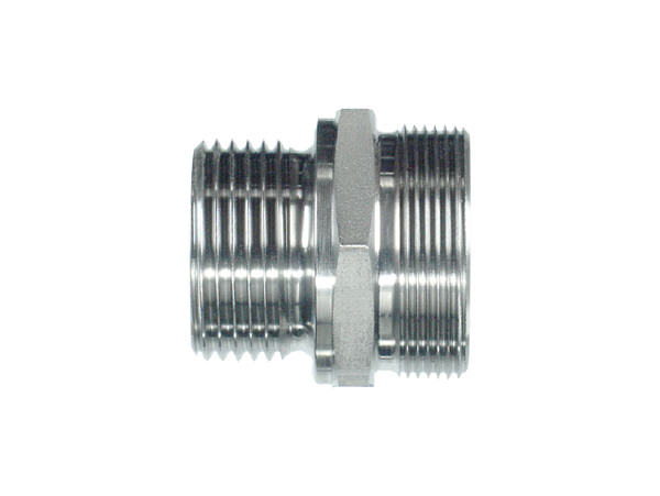 Straight Adaptors BSP - Metric - 60° - Cone