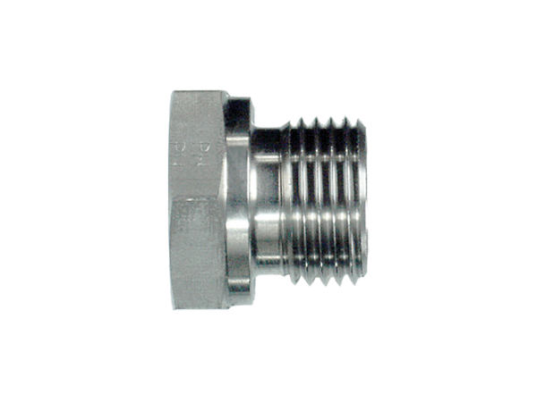 BSP-60° - Coned Plug Parallel with Outside Hexagon
