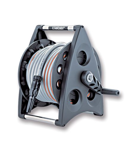 Slangetromle Med slange - 20 m - Medie: Vand - slangestr.: 1/2"	Slangetromle Med slange - 20 m - Medium: Water - Hose size: 1/2""