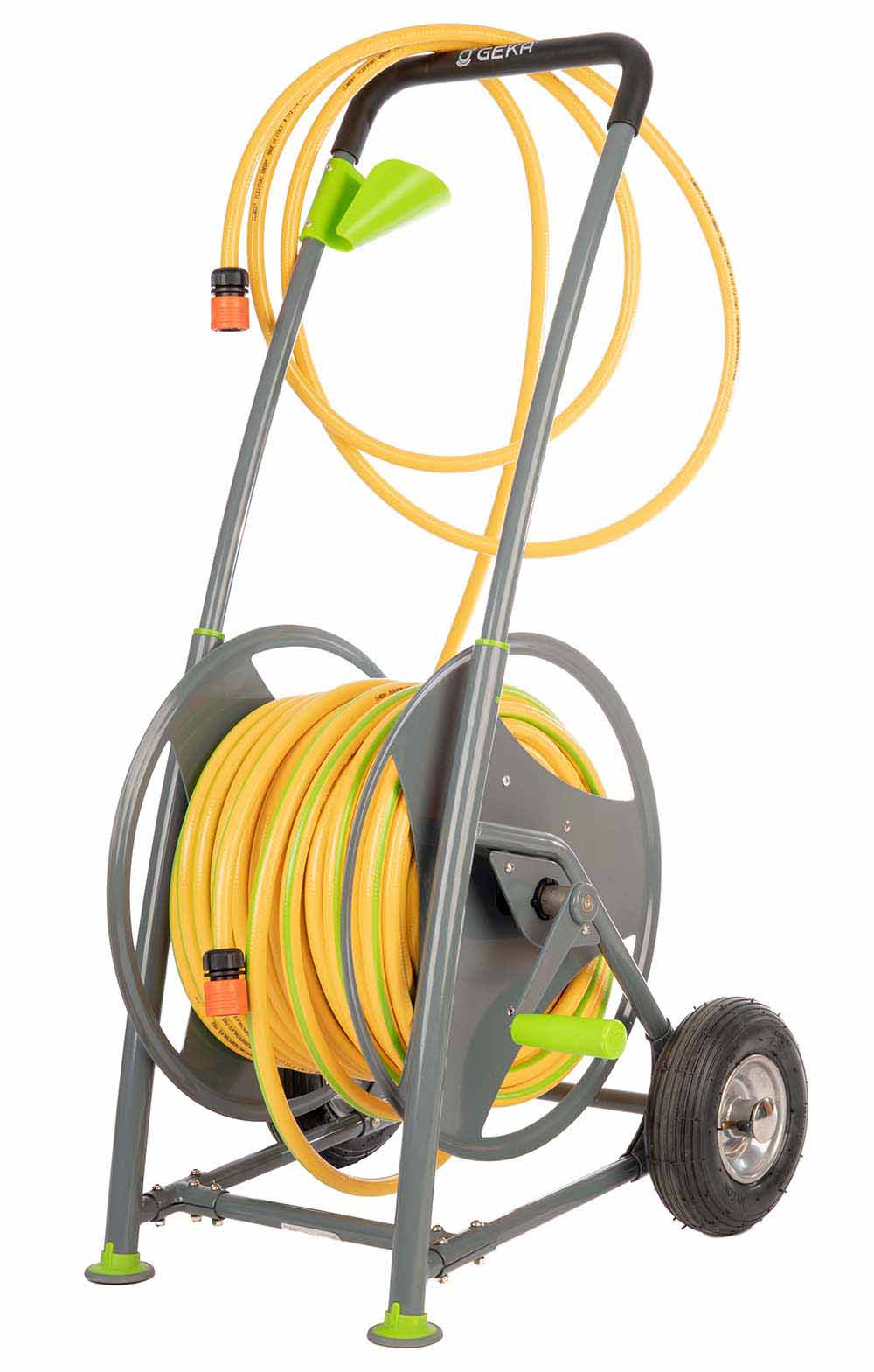 Slangevogn Med slange - 46+4 m - Medie: Vand - slangestr.: 1/2"	Hose cart with hose - 46+4 m - Medium: Water - Hose size: 1/2""