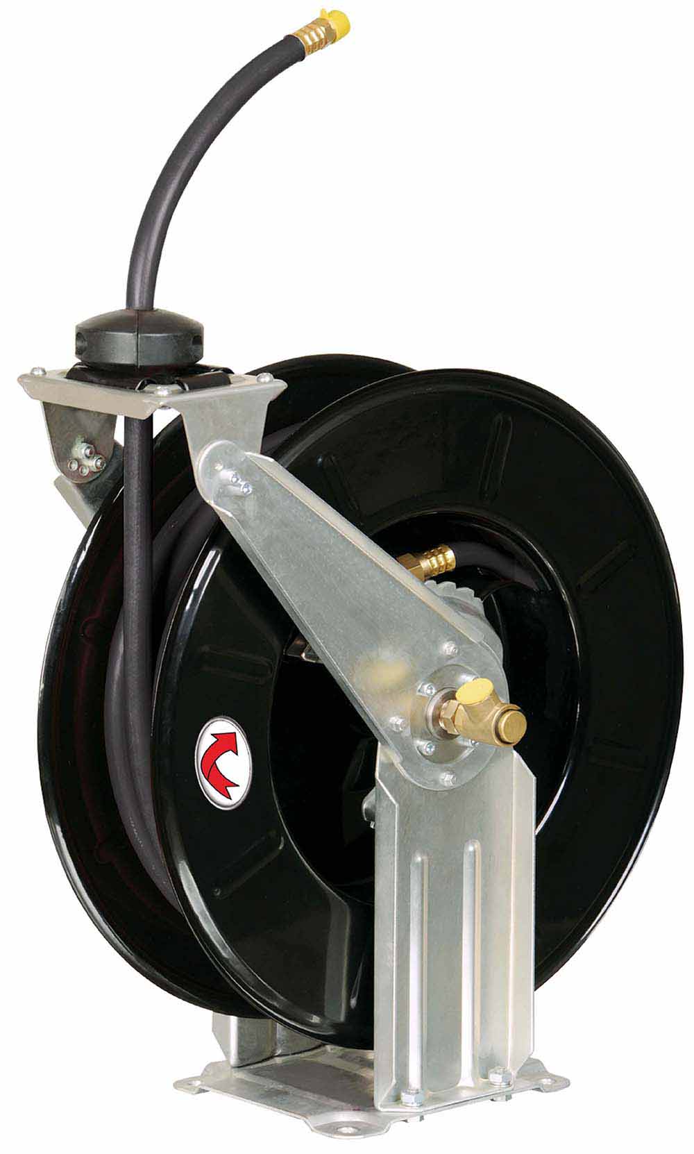 Aut. Slangeopruller til Enkeltslange - Slangemateriale: Rubber - Medie: Luft;Vand