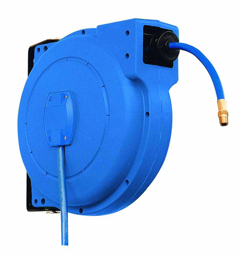 Aut. Slangeopruller til Enkeltslange - Slangemateriale: Polyurethane (PU/PUR) - Medie: Luft