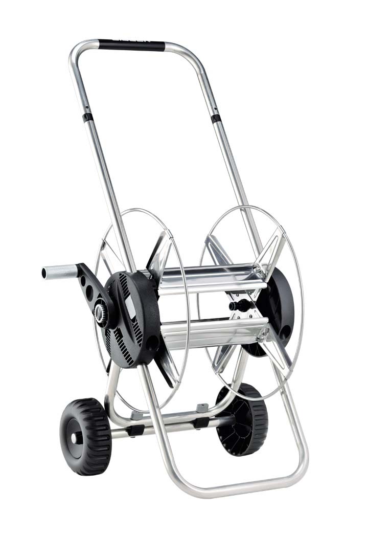Slangevogn Med slange - 100 m - Medie: Vand - slangestr.: 1/2"	Hose cart with hose - 100 m - Medium: Water - Hose size: 1/2""