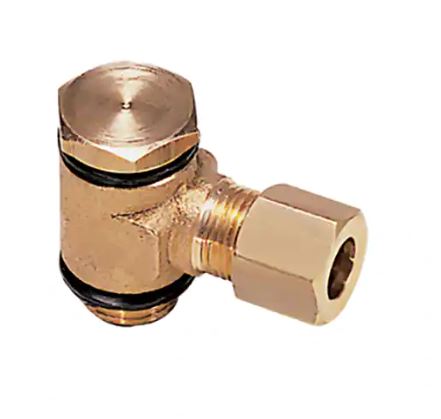 Enkelt Banjo, med Selvcentrerende Pakningsskive, Udvendig Gevind BSPP Gevind