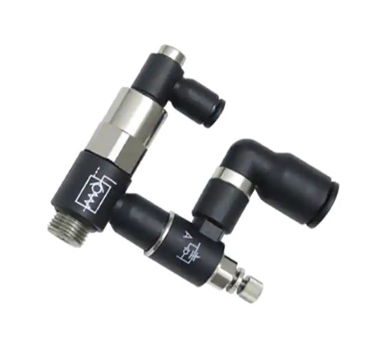 Pilotstyrret Kontraventil  med Flow Regulator og Ventil, Udvendig Gevind BSPP Gevind