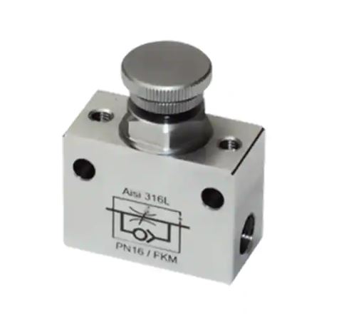 In-Line Envejs Flow Regulator, Indvendig  BSPP Gevind