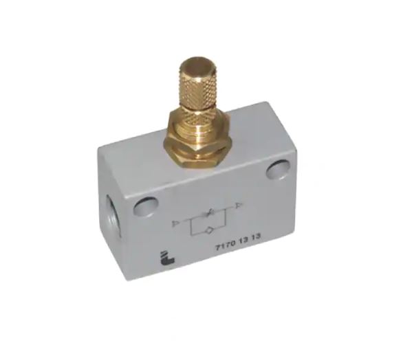 Panel Monteret In-Line Flow Regulator, Indvendig Gevind BSPP og Metrisk Gevind