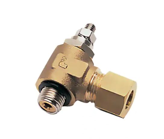 Flow Regulator Ventil, med Messing Kompression Fitting, Udvendig Gevind BSPP Gevind