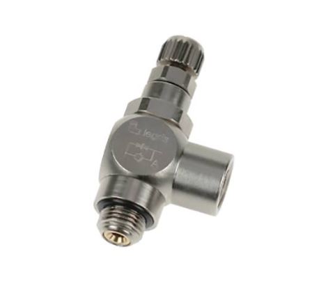 Miniature Flow Regulator Ventil, Udvendig/Indvendig Gevind BSPP og Metrisk Gevind