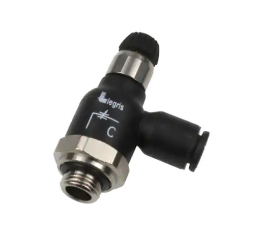 2-Vejs Kompakt Flow Regulator, Udvendig Gevind BSPP Gevind