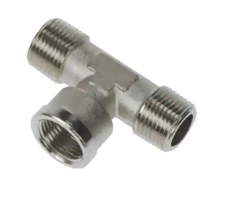 Nippel T ET, Udvendig Gevind BSPT/Indvendig  BSPP Gevind