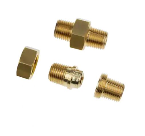 3-Stykke  Adaptor, Udvendig Gevind BSPT Gevind