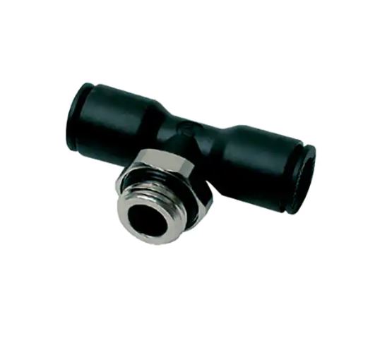 Nippel T ET, Udvendig Gevind BSPP og Metrisk Gevind