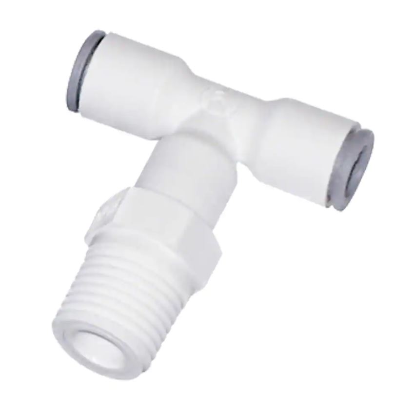 Branch Tee, Male BSPT Thread