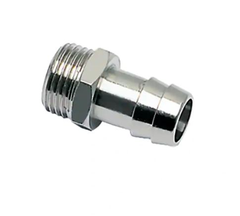 Slangestuds Adaptor for Gummi Slange, Udvendig Gevind BSPP Gevind