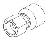 O-Lok / ORFS Lige  Indstik - UN/UNF Svivel (Hun) indv. gev./Omløber (Flat Seat)