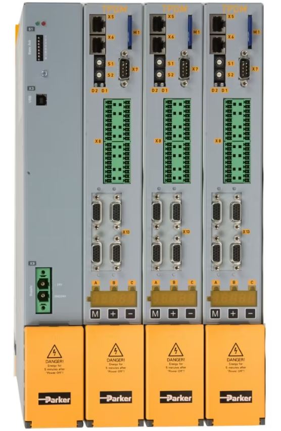 Twin-Axis Servo Drive and Drive/Controllers - TPD-M Series : 15A + 5A / 325-680VDC (10kVA+3.3kVA output)