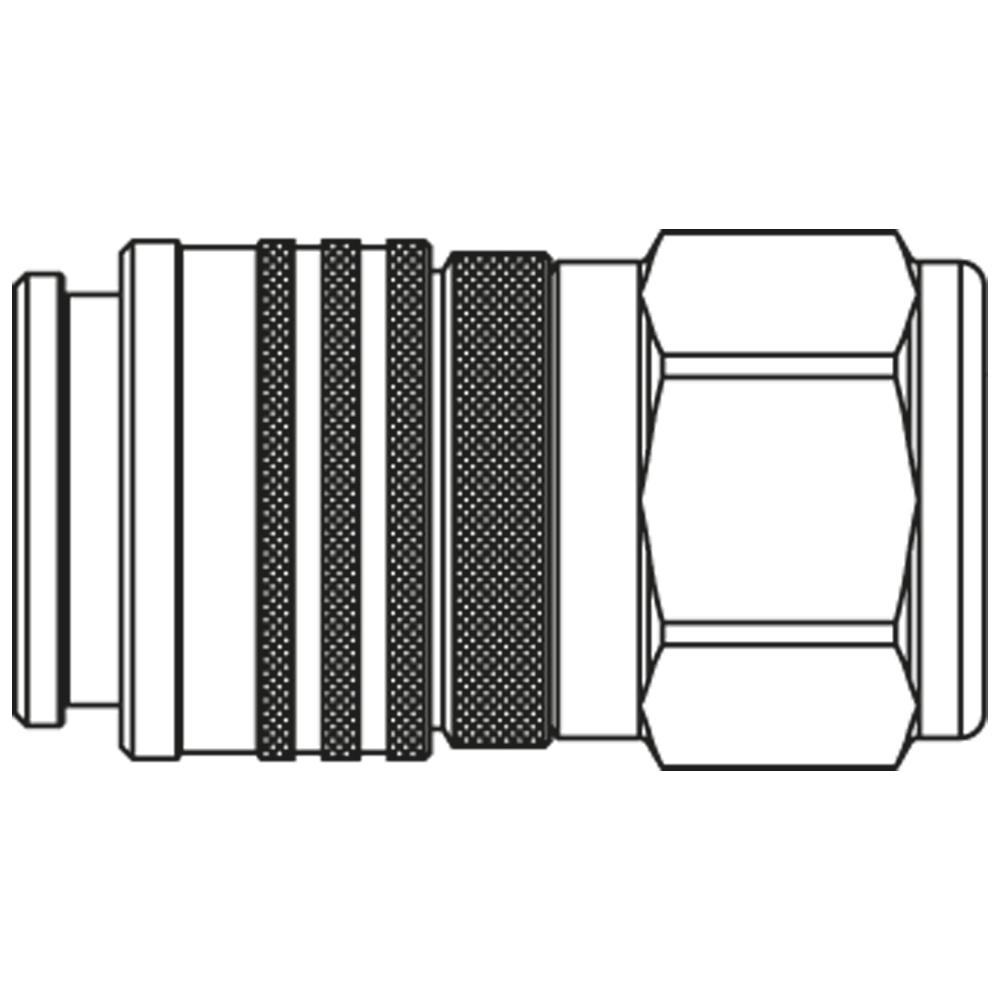 Hydraulic Flat-Face Quick Coupling -  Parker Profile - FF Series