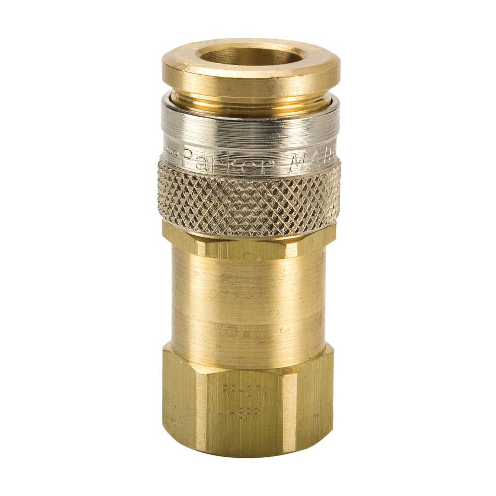 High Flow, Push to Connect, Air Tool & Breathing Air Quick Couplings (pneu) High Flow European Interchange - RF Series Couplers