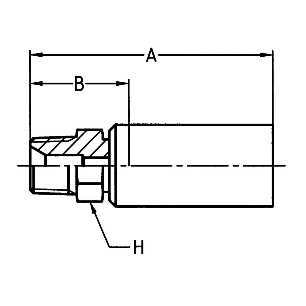 Crimped Thermoplastic Hydraulic Hose Fittings, NX Series