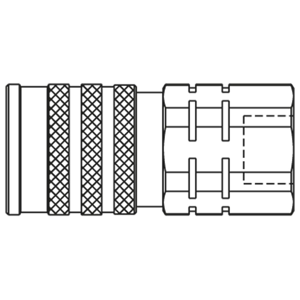 Hydraulic Flat-Face Quick Coupling - ISO 16028  - FEM/IF Series