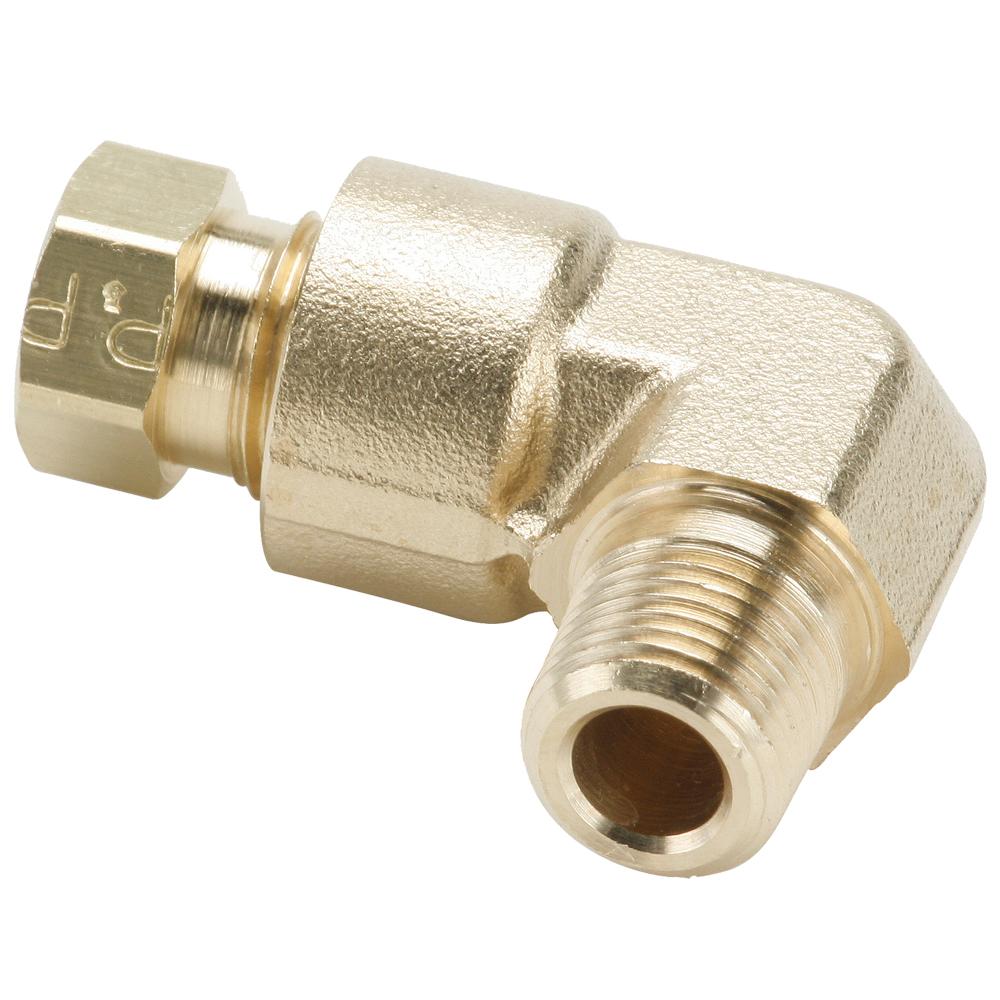 Brass flareless tube fitting, Hi-Duty
