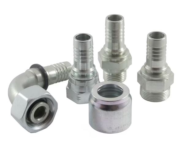 DIN - Metrisk Lige  Indstik - Metrisk Svivel (Hun) indv. gev./Omløber (Konus med O-ring 24°)